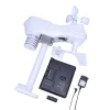 FT0365 Wifi Weather Station - Solar-Powered Wireless Weather Monitor with Indoor/Outdoor Temperature, Humidity, Wind, Rain, Barometric Pressure & Weather Forecast