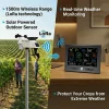 FT-0370L 4921ft Long Range WiFi Weather Station with Solar Outdoor Sensor