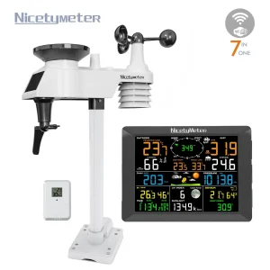 WiFi Weather Station FT0320-019T-01 FT0320-019T WiFi Professional Weather Station | Indoor/Outdoor Temperature, Humidity, Wind, Rain, UV & Barometric Pressure Monitor with Dual Sensors
