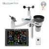 WiFi Weather Station FT0320-025T-01 FT0320-025T WiFi Weather Station - Wireless Indoor Outdoor Thermometer Hygrometer with Wind Speed, Rain Gauge, UV & Sunlight Monitor, Weather Forecast, Data Upload to Wunderground, Support up to 8 T/H Sensors