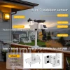 ft-0860-weather-station-3 FT0860 Professional Wireless Weather Station, 5-in-1 Indoor Outdoor Monitor with Wind Direction/Speed, Rainfall, Barometric Pressure, Humidity & Temperature, Solar Assisted Power, No Wi-Fi Needed