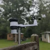 FT0360-025T WiFi Weather Station - Solar-Assisted Wireless Monitor with Indoor/Outdoor Temperature, Humidity, Wind, Rain, UV & Weather Forecast (2.4G WiFi, Wunderground/Weathercloud Sync)