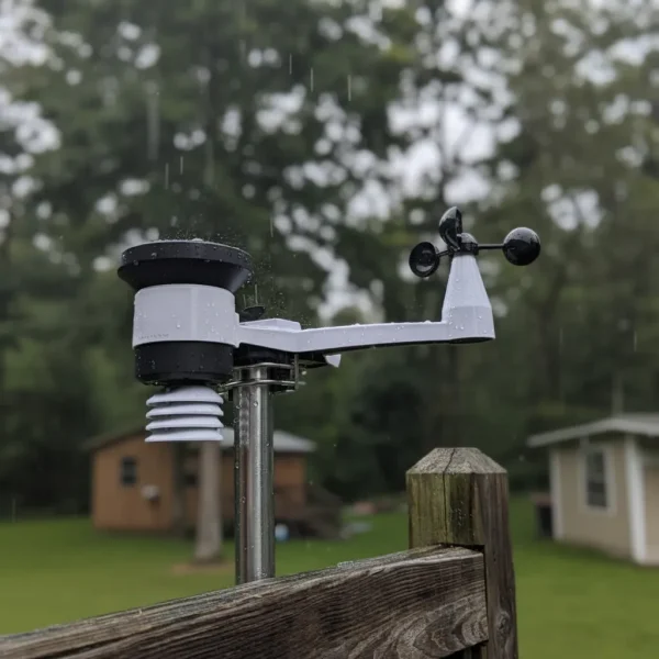 FT0360-025T WiFi Weather Station - Solar-Assisted Wireless Monitor with Indoor/Outdoor Temperature, Humidity, Wind, Rain, UV & Weather Forecast (2.4G WiFi, Wunderground/Weathercloud Sync)