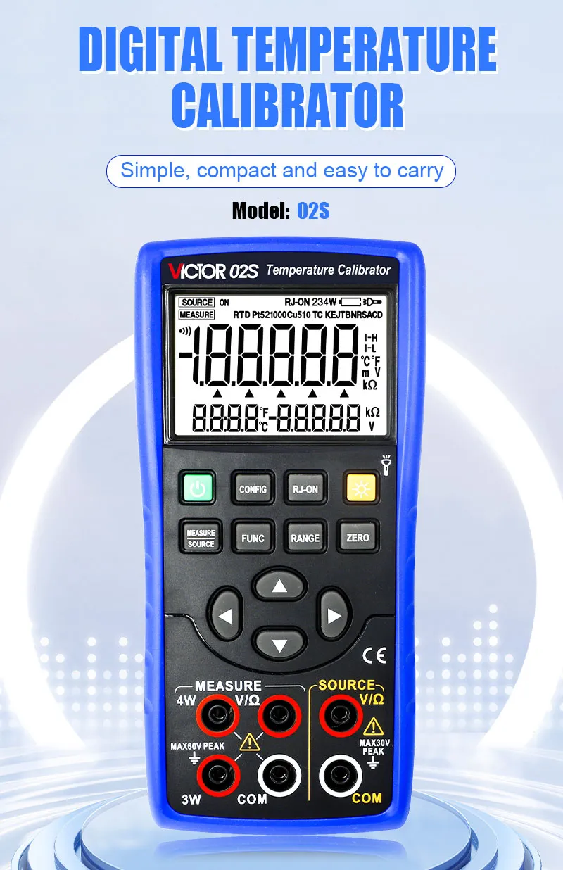 Thermocouple and RTD calibrator 02S