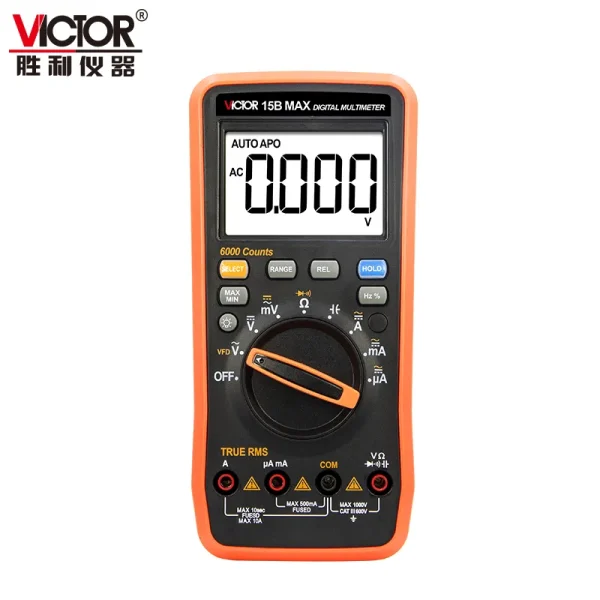 15B_W NEW 6000 counts Digital Multimeter VICTOR 15B MAX /17B MAX
