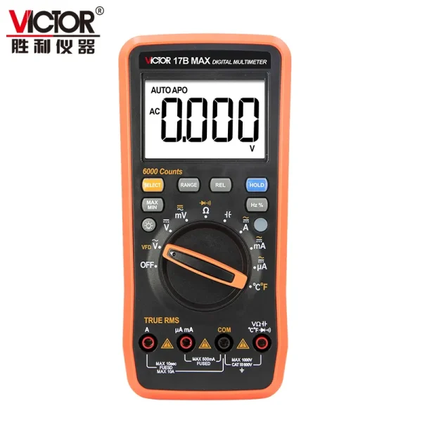 17B_W NEW 6000 counts Digital Multimeter VICTOR 15B MAX /17B MAX