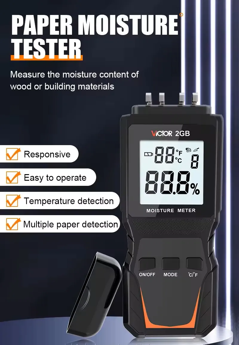 Digital Paper Moisture Meter 2GB