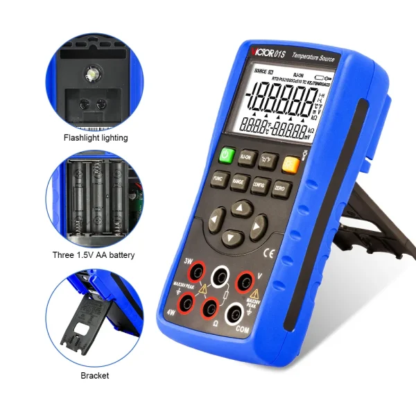 3_W NEW Multifunction Calibrator Temperature Source Accuracy 0.05% 11 Thermocouple Signals and 5 RTD Signals 01S