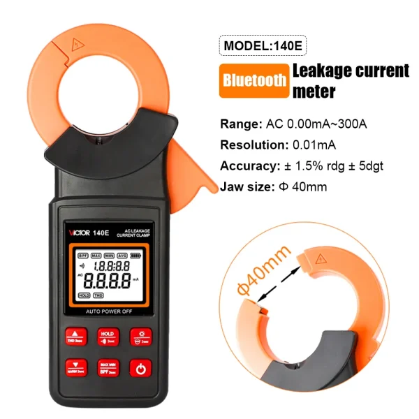 Bluetooth AC Leakage Current Tester