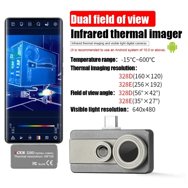 328 D E 1_W Visible Light and Infrared Thermal Imager