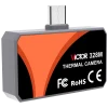 328M 4_W Mobile Telephone Infrared Thermal Imager: 96×96 VOx Micro-Radiometer, -20°C ~ 550°C Range, Manual Focus, 25Hz High Frame Rate, Six Pseudo-Color Modes, Plug-and-Play for Android 8.0+ 328M