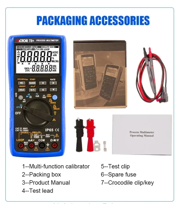 High-Performance Process Multimeter 0.05% basic accuracy  HART, and Harsh Environments 78+/79+/79A+