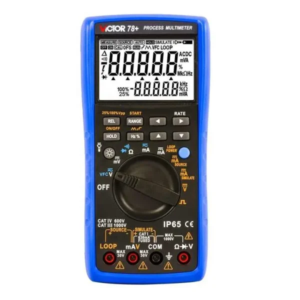 High-Performance Process Multimeter 0.05% basic accuracy  HART, and Harsh Environments 78+/79+/79A+