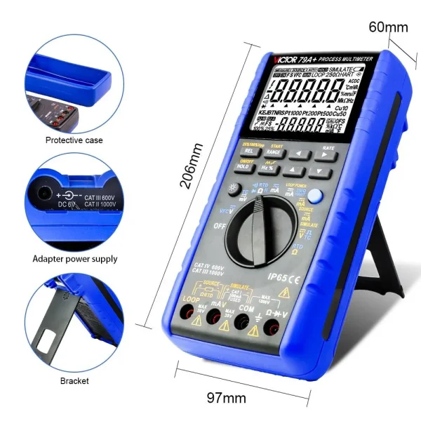 High-Performance Process Multimeter 0.05% basic accuracy  HART, and Harsh Environments 78+/79+/79A+