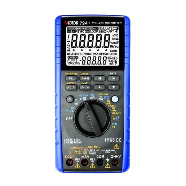 High-Performance Process Multimeter 0.05% basic accuracy  HART, and Harsh Environments 78+/79+/79A+