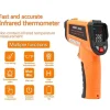 Victor Non-Contact Infrared Thermometer – -50°C to 900°C, Adjustable Emissivity, HD Color Screen & Laser Aiming 304D 304E 304F