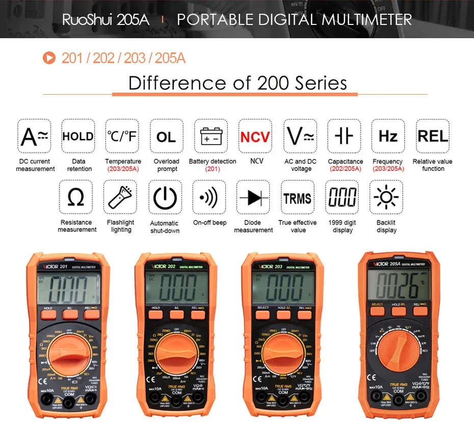 200 Series Pocket Digital Multimeter