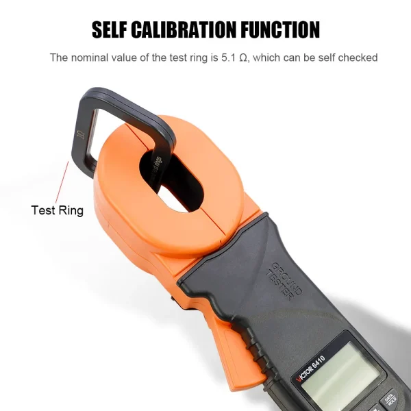641 3_W Victor Clamp Grounding Resistance Tester – Automatic Range, Double Insulation, Anti-Interference, Safe & Fast Ground Resistance Measurement 641 Series