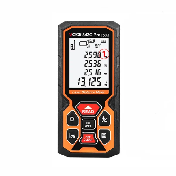 843 00@_updated Pro 3 in 1 Laser Distance Meter