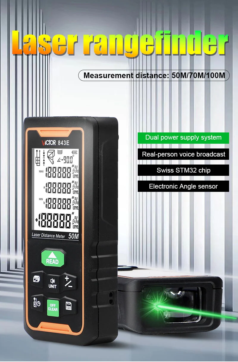 Green Light Laser Distance Meter